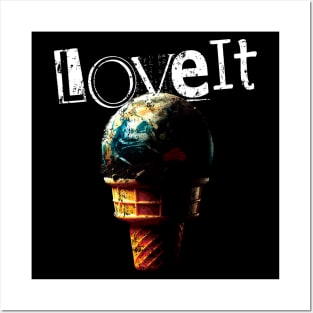 Earth Ice Cream Posters and Art